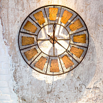 Часы настенные из металла в стиле лофт Clock with History варинант исполнения - 2 | Loft Concept в Новосибирске