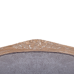 Кресло Ava Classical Armchair brown and grey velour варинант исполнения - 5 | Loft Concept в Новосибирске