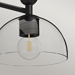 Люстра с 3-мя прозрачными полусферическими плафонами из стекла Alora Mood варинант исполнения - 8 | Loft Concept в Новосибирске