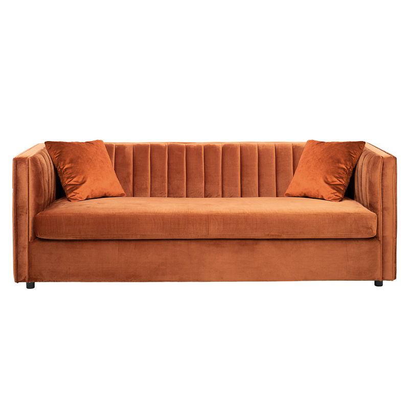 Диван Claire Sofa Терракотовый в Новосибирске | Loft Concept 