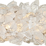 Люстра светодиодная фактурная в форме кольца Amber Crystal варинант исполнения - 1 | Loft Concept в Новосибирске