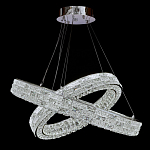 Люстра на 2 кольца с текстурной огранкой Reflection of Reality варинант исполнения - 7 | Loft Concept в Новосибирске