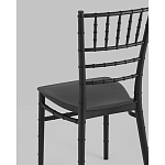 Стул Chiavari пластик черный варинант исполнения - 3 | Loft Concept в Новосибирске