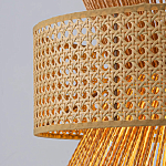 Подвесной светильник с абажуром из натуральных материалов Light Inside the Cell варинант исполнения - 4 | Loft Concept в Новосибирске