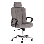 Кресло компьютерное City Chair хром флок варинант исполнения - 2 | Loft Concept в Новосибирске