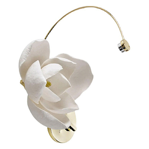 Бра Белый Цветок Lure Sconce by PELLE