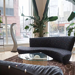 Дизайнерский журнальный стол в виде раковины с жемчужиной под прозрачной столешницей Fahin варинант исполнения - 4 | Loft Concept в Новосибирске