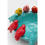 Декоративное дизайнерское блюдо разноцветные попугаи  варинант исполнения - 2 | Loft Concept в Новосибирске