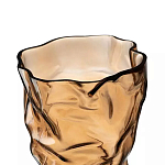 Ваза стеклянная фактурная Crumpled Vase 32 см варинант исполнения - 2 | Loft Concept в Новосибирске