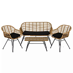 Кушетка плетеная из ротанга Wicker Сouch варинант исполнения - 5 | Loft Concept в Новосибирске