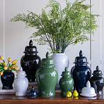 Ваза с крышкой однотонная Высота 48 см Chinoiserie Ceramics варинант исполнения - 6 | Loft Concept в Новосибирске