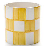 Кашпо из керамики с графическими принтами Brighter варинант исполнения - 5 | Loft Concept в Новосибирске