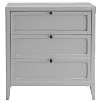 Комод с 3-мя ящиками серый Silva Grey Chest of Drawers варинант исполнения - 1 | Loft Concept в Новосибирске