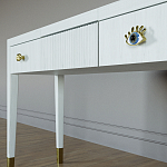 Туалетный стол - Трельяж Elsa Dreams White 120 см варинант исполнения - 3 | Loft Concept в Новосибирске