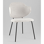 Стул Bellamy букле светло-серый варинант исполнения - 1 | Loft Concept в Новосибирске