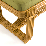 Скамья из ротанга с подушкой Mattia Rattan Bench варинант исполнения - 4 | Loft Concept в Новосибирске