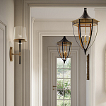 Подвесной светильник в форме фонаря чёрного цвета Black Lantern варинант исполнения - 3 | Loft Concept в Новосибирске