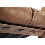 Двухместный диван Duncan винтажная коричневая кожа варинант исполнения - 3 | Loft Concept в Новосибирске