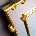 Зеркало прямоугольное Golden Classic Ornament Mirror варинант исполнения - 3 | Loft Concept в Новосибирске