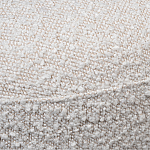 Кресло без подлокотников с обивкой из белой ткани букле Pacification варинант исполнения - 3 | Loft Concept в Новосибирске