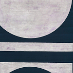 Обои ручная роспись в стиле Арт-деко Assemblage Aluminium Leaf with désargenter pearlescent antiquing варинант исполнения - 2 | Loft Concept в Новосибирске