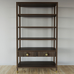 Стеллаж с двумя ящиками Elsa Dreams Walnut варинант исполнения - 4 | Loft Concept в Новосибирске