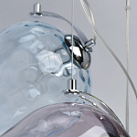 Люстра каскадная с 9-ю разноцветными стеклянными плафонами Kaleido варинант исполнения - 11 | Loft Concept в Новосибирске