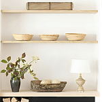 Настольная лампа деревянная с белым абажуром Wooden Table Lamp варинант исполнения - 6 | Loft Concept в Новосибирске