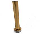 Стул велюровый хаки на золотистых металлических ножках Vendramin Chair варинант исполнения - 6 | Loft Concept в Новосибирске