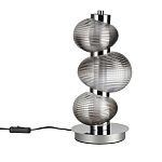 Настольная лампа с 3-мя рифлеными стеклянными шарами Marcelh Light варинант исполнения - 5 | Loft Concept в Новосибирске