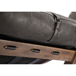 Кресло Duncan винтажная черная кожа варинант исполнения - 4 | Loft Concept в Новосибирске