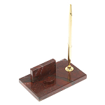 Подставка для телефона с ручкой из натурального камня креноид Natural Stone Stand варинант исполнения - 1 | Loft Concept в Новосибирске