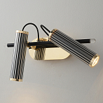 Бра с двумя цилиндрическими плафонами на магнитном креплении Bronze Concert варинант исполнения - 1 | Loft Concept в Новосибирске