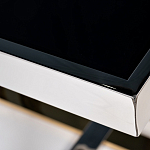 Столик журнальный квадратный с основанием в оттенках хром и золото Harmony Color and Shapes варинант исполнения - 2 | Loft Concept в Новосибирске