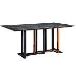 Стол обеденный со стальными ножками оригинальной формы Gourmet Meal варинант исполнения - 1 | Loft Concept в Новосибирске