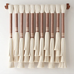 Плетеное настенное украшение с кистями Caballo Wall Hanging варинант исполнения - 3 | Loft Concept в Новосибирске