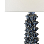 Настольная лампа с корпусом из цветков колокольчика Cascade of Blue Flowers варинант исполнения - 1 | Loft Concept в Новосибирске