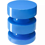 Столик приставной фигурный синий Curly Blue Table варинант исполнения - 1 | Loft Concept в Новосибирске