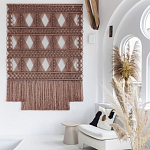 Панно Макраме коричневый цвет  варинант исполнения - 2 | Loft Concept в Новосибирске