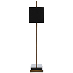 Настольная лампа прямоугольная с черным абажуром Strictness of Forms варинант исполнения - 3 | Loft Concept в Новосибирске