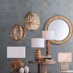 Подвесной светильник с каскадом из круглых декоративных элементов Texture Discs варинант исполнения - 3 | Loft Concept в Новосибирске