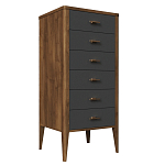 Комод из массива бука с 6-ю ящиками Tasteful Furniture варинант исполнения - 1 | Loft Concept в Новосибирске