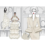 Megan Hess. Elegance варинант исполнения - 3 | Loft Concept в Новосибирске