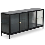 Сервант четырехдверный с рифленым стеклом The Keeper варинант исполнения - 1 | Loft Concept в Новосибирске