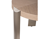 Столик журнальный круглый со светлым шпоном Light Veneer Table варинант исполнения - 6 | Loft Concept в Новосибирске