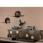 Дизайнерский комод с декором в виде круглых элементов на фасаде Matisse варинант исполнения - 4 | Loft Concept в Новосибирске