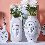 Ваза с золотисто-белыми фрагментами Faces of Imagination варинант исполнения - 3 | Loft Concept в Новосибирске