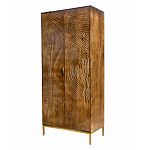 Распашной шкаф с фактурным фасадом Termite варинант исполнения - 2 | Loft Concept в Новосибирске