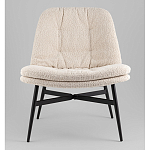 Кресло лаунж Tail молочный варинант исполнения - 4 | Loft Concept в Новосибирске