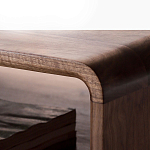 Кофейный стол из дерева с ящиком и нишей для хранения Coffee Walnut Table варинант исполнения - 6 | Loft Concept в Новосибирске